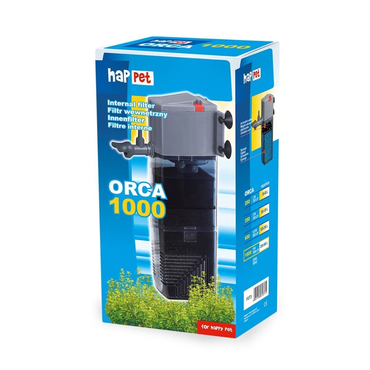 Orca indvendig filter